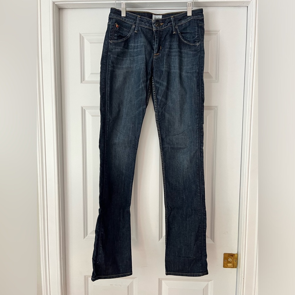 Hudson Carly Flap Straight Jean